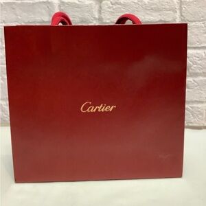 Cartier Empty Shopping Bag for packing gift
